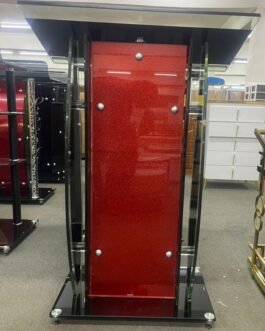 Plain Red and Black Pulpit