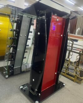 Plain Red and Black Pulpit