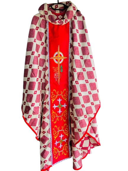 red quality chasuble