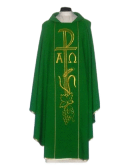 Chasubles With Alpha and Omega Design